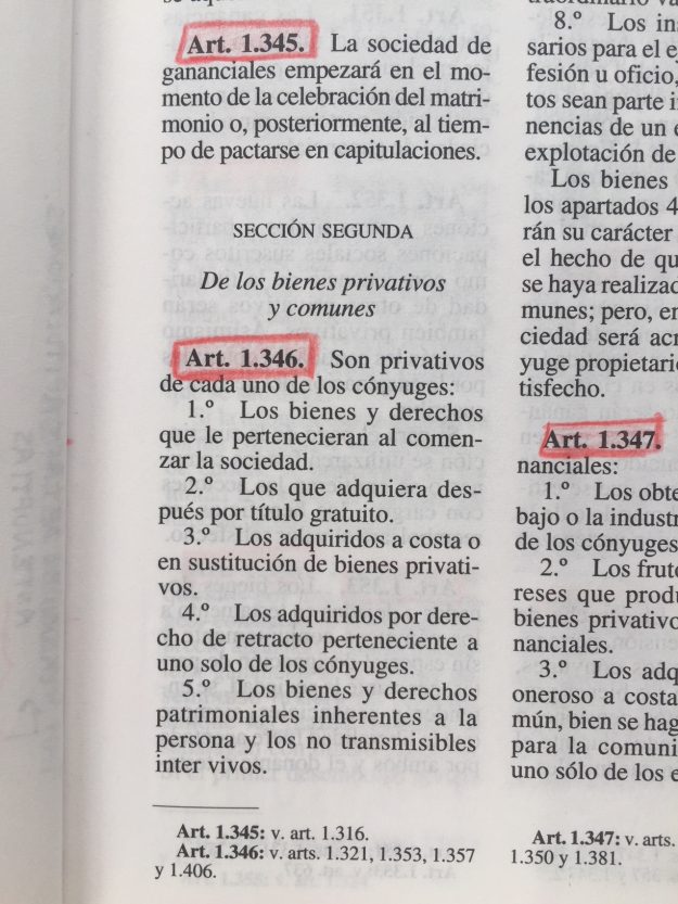 La indemnización por incapacidad permanente absoluta NO es ganancial La indemnización por incapacidad permanente absoluta NO es ganancial